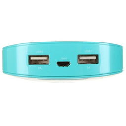 玩加MoonBox Power宝盒 便携时尚的6000毫安蓝绿色移动电源